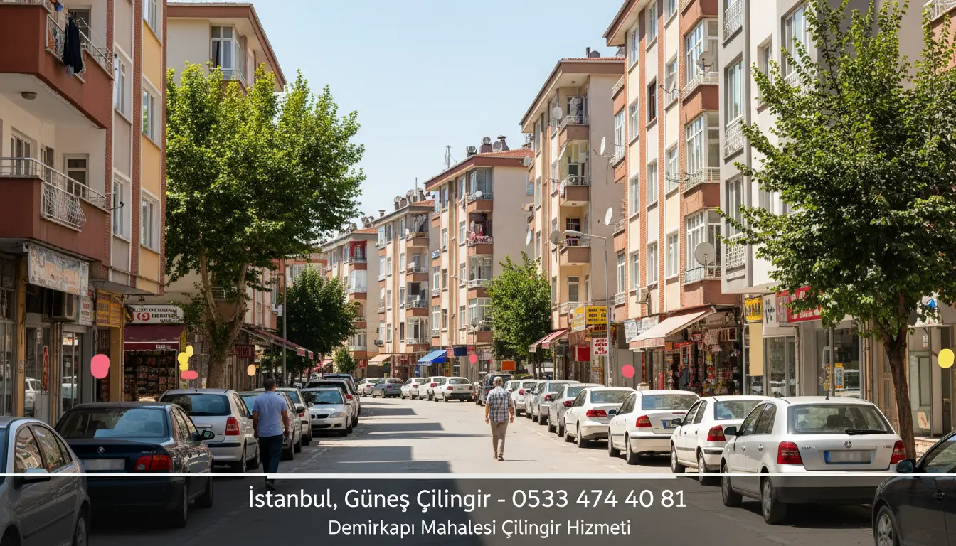 Demirkapı Mahallesi Çilingir — Güneş Çilingir - 0533 474 40 81 çilingir